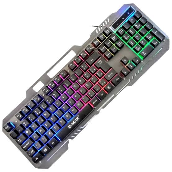 Teclado Gamer B-MAX BM-T05 com LED Backlight RGB, USB – Ideal para Jogos e Escritório 🎮✨