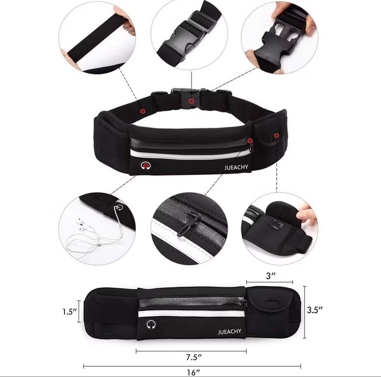 🎽 Pochete Esportiva com Porta Garrafa e Saída para Fone