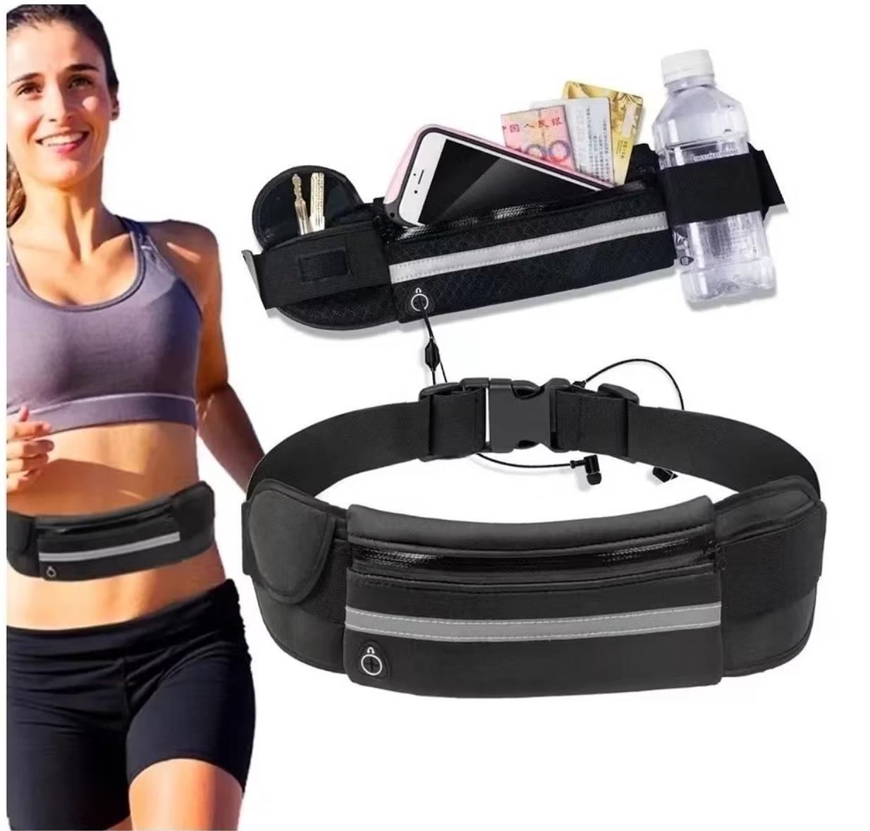 🎽 Pochete Esportiva com Porta Garrafa e Saída para Fone