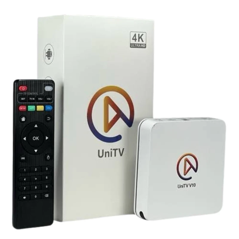 TV Box UniTV10 - Todos os Canais + Filmes & Séries Liberados