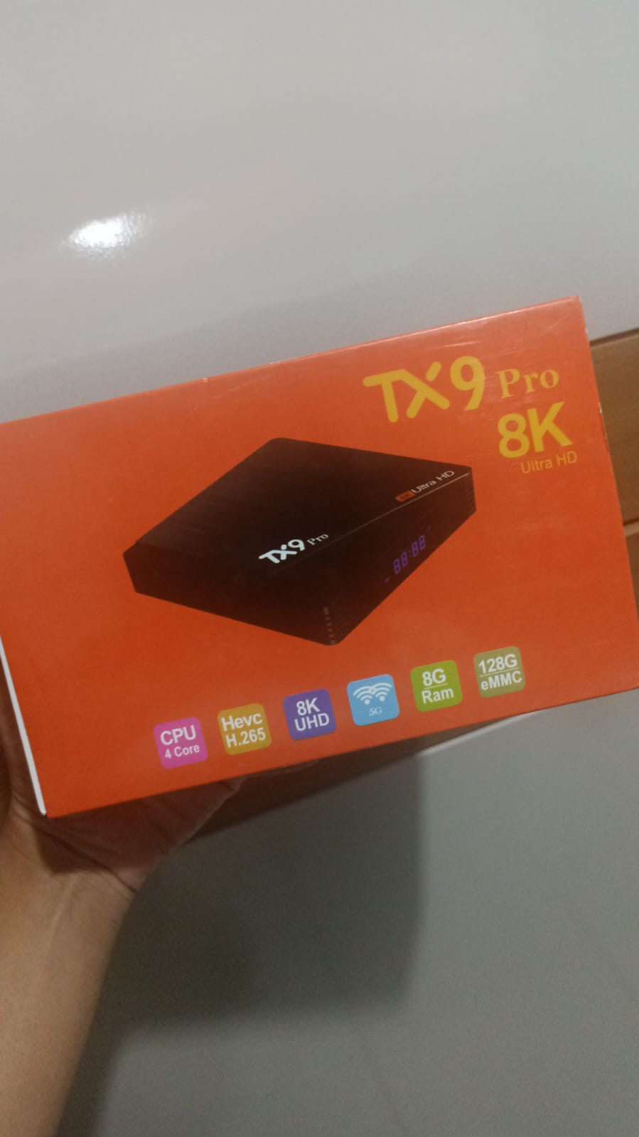 📺 TV Box TX9 Pro – 8K Ultra HD, 8GB RAM + 128GB! Super Rápido!