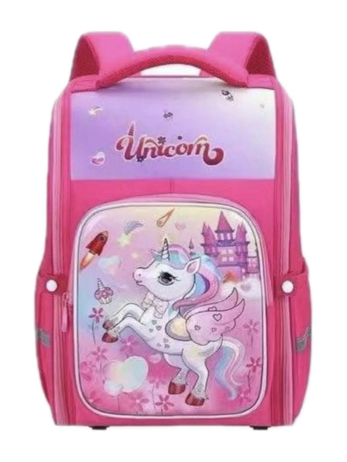 🦄🎒 Mochila Escolar Infantil Unicórnio 3D – Super Fofa!