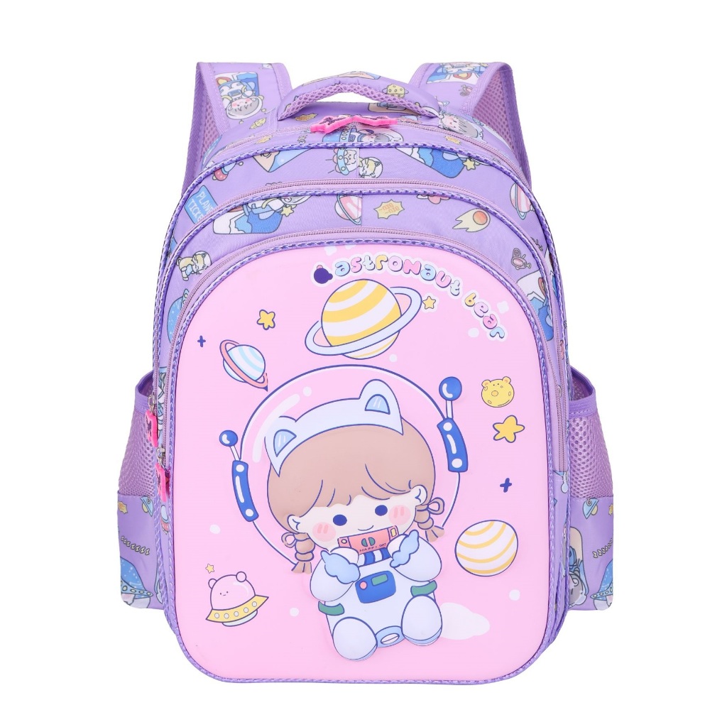 🎒🪐 Mochila Escolar Infantil Astronauta Bear – Para Pequenas Exploradoras do Espaço!