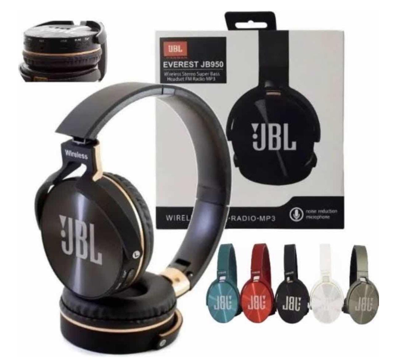 🎧 Fone de Ouvido tipo JBL Everest JB950 – Wireless, Rádio FM e Super Bass 🔊