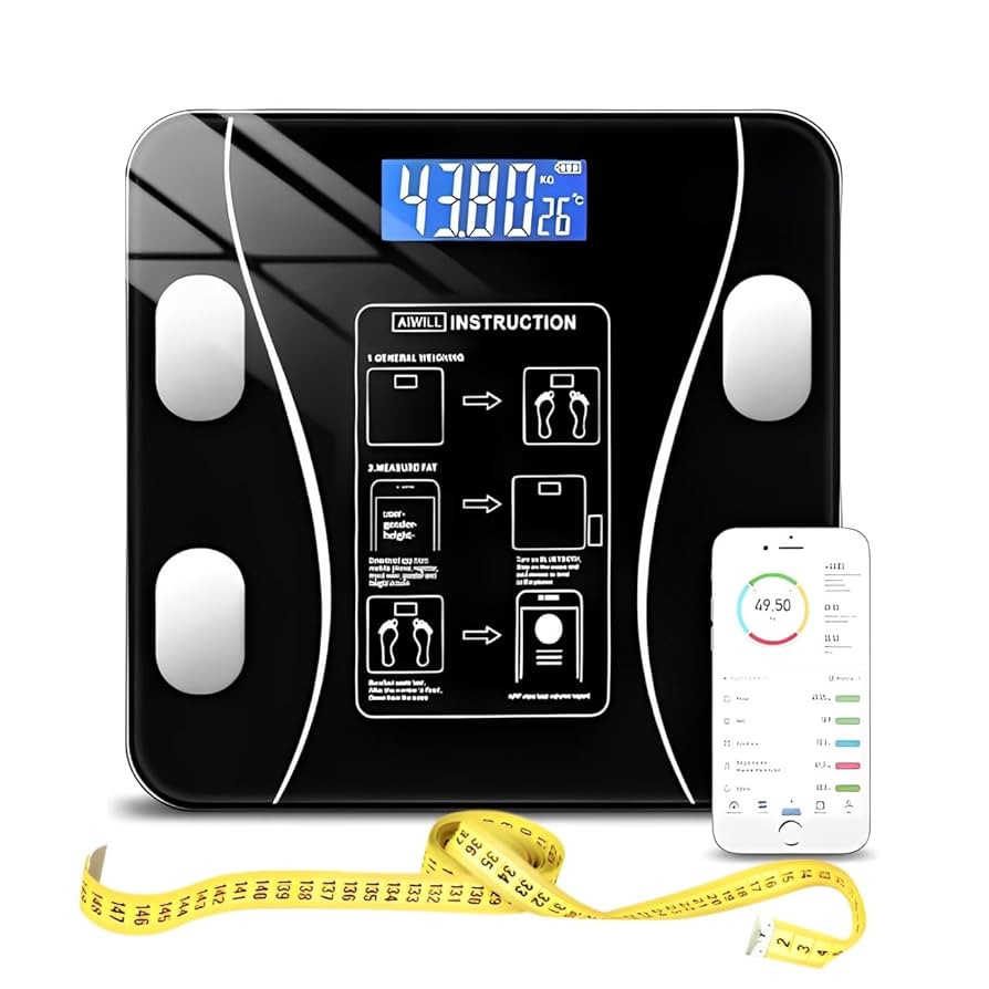 ⚖️ Balança Digital Inteligente AL-SF011 com Conexão via App – Até 180kg