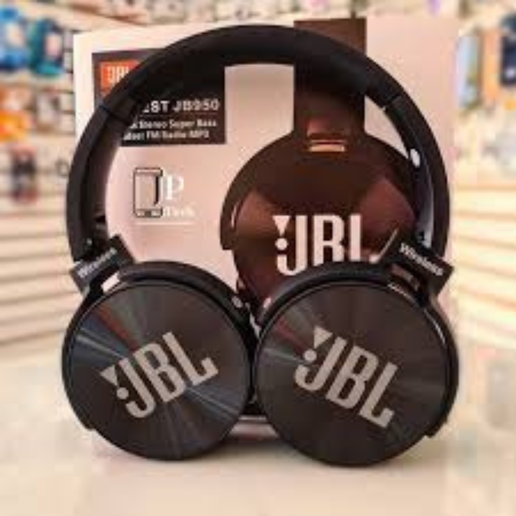 🎧 Fone de Ouvido tipo JBL Everest JB950 – Wireless, Rádio FM e Super Bass 🔊