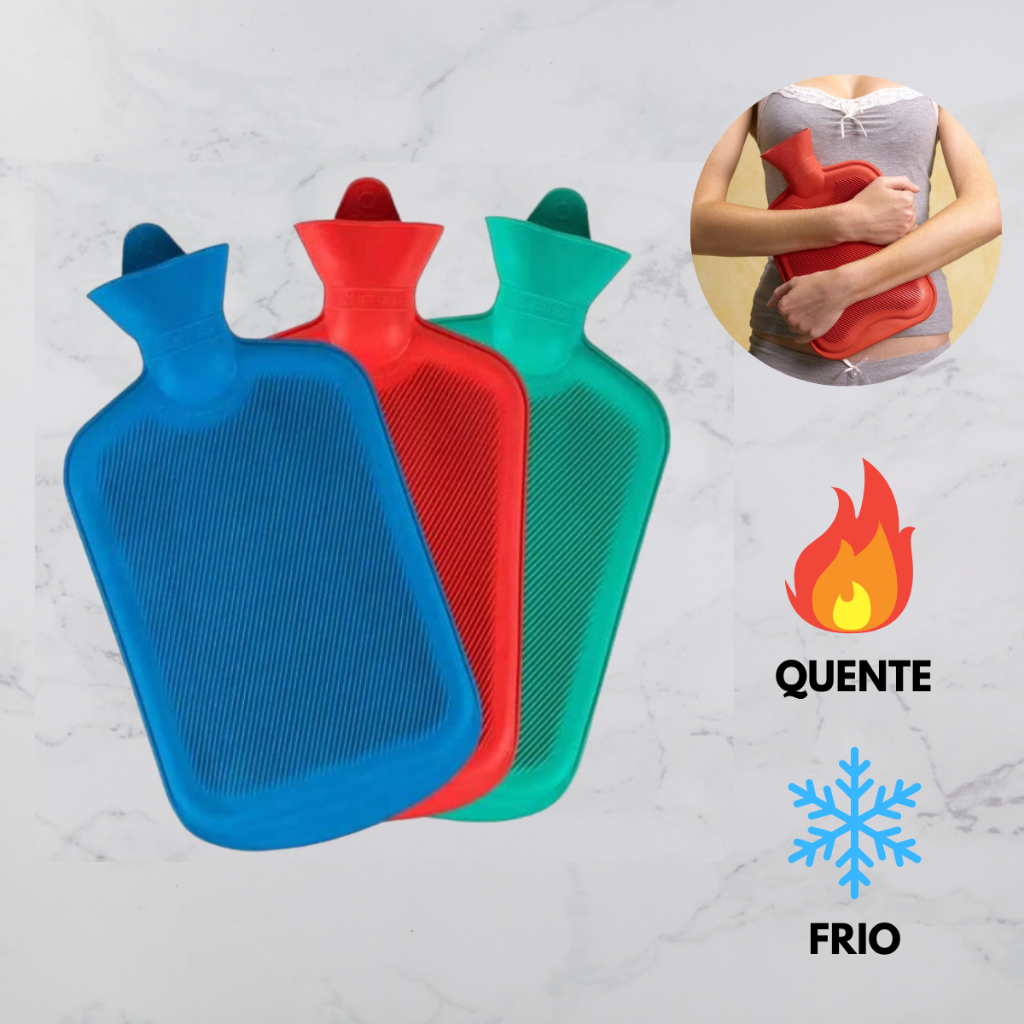 Bolsa Térmica Para Compressa de Borracha Água Quente e Fria – 1 Litro